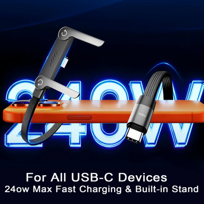 Charging cable with built-in stand (Type-C)